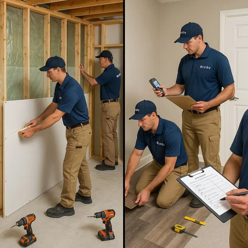 Repairs and Reconstruction process in Solvay, NY